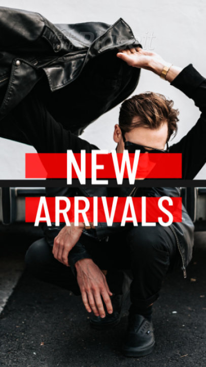 Instagram Story Video Template for a New Clothing Collection Announcement 
