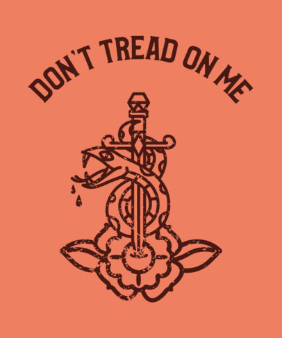 Quote T-Shirt Design Creator With a Tattoo-Inspired Icon