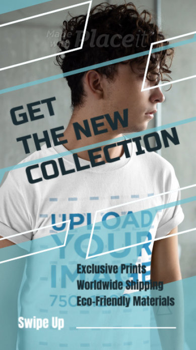 T-Shirt Video to Promote an Eco-Friendly POD Site