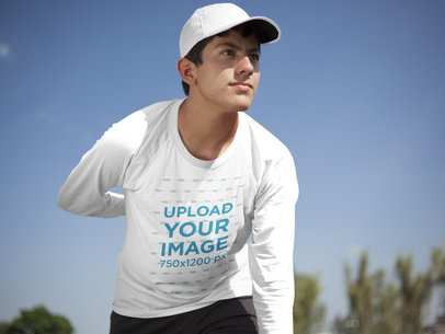 Baseball Uniform Designer - Teenager Pitcher Outdoors a16408