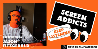 Twitter Post Template for a Chatting Podcast with a Promo Picture