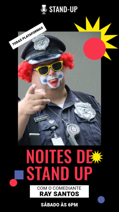 Instagram Story Generator for a Stand-Up Comedy Podcast Ad