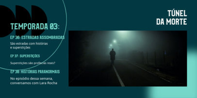 Twitter Post Design Creator for a Horror Podcast in Portuguese