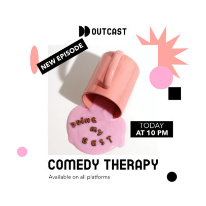 Instagram Post Generator for a Funny Podcast Ad