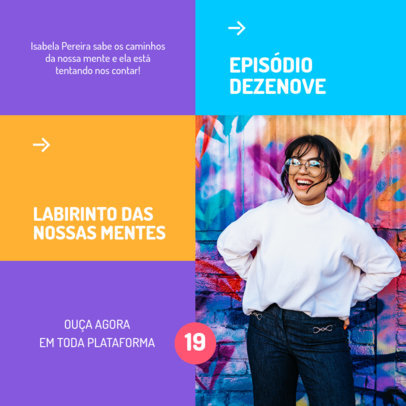 Instagram Post Generator for a Brazilian Psychology Podcast