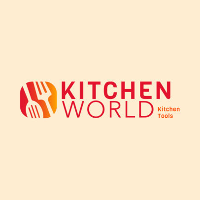 Dropshipping Logo Maker for a Kitchen Products Business