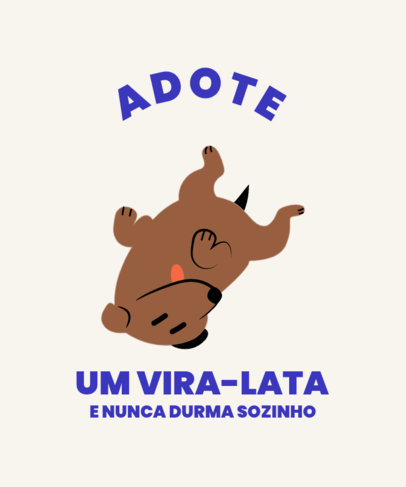 T-Shirt Design Generator for Pet Adoption Campaigns