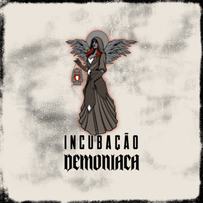 Logo Creator with a Graphic Inspired by Resident Evil Village's Witches