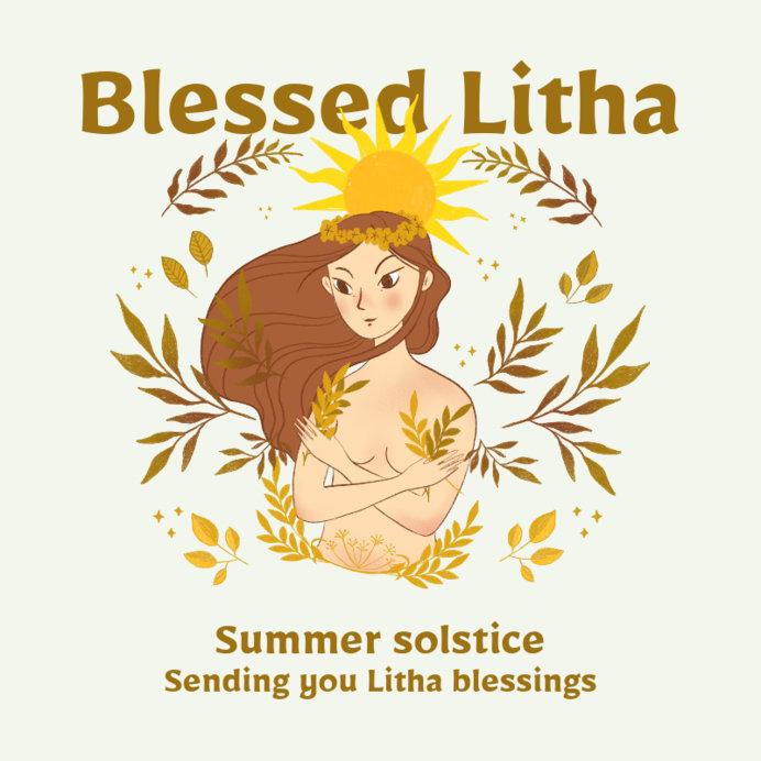 Instagram Post Design Generator for a Midsummer Celebration