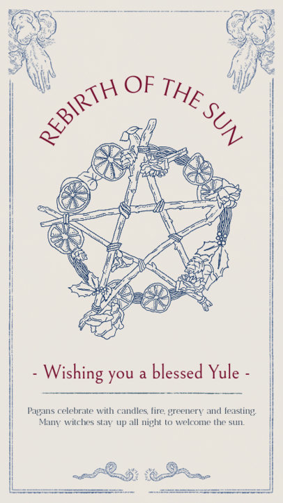 Instagram Story Design Template to Celebrate Pagan Holidays
