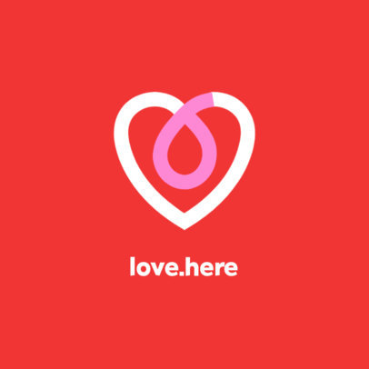 Minimal Logo Maker for a Dating App