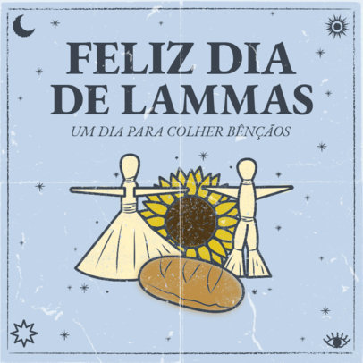 Esoteric-Styled Instagram Post Generator for a Pagan Holiday