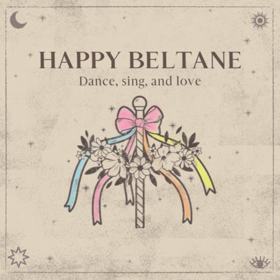 Festive Instagram Post Creator for a Pagan Holiday