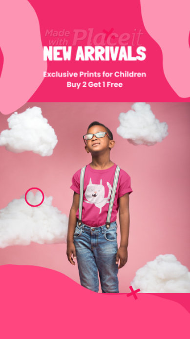 Instagram Story Video Generator for a Kids' Clothing Brand 