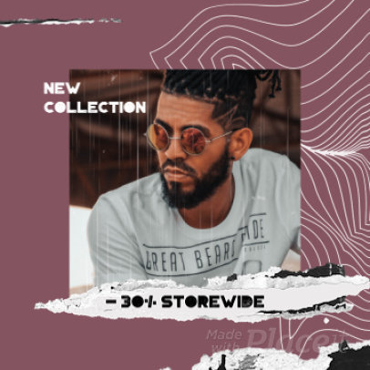 Instagram Post Video Creator to Promote a New Apparel Collection