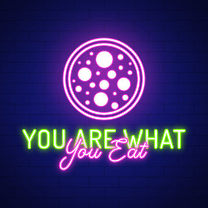 Instagram Post Maker with a Quote for Junk Food Day 3851e