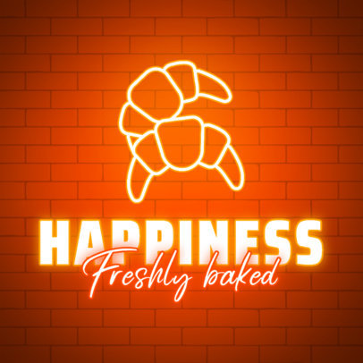 Junk Food-Themed Instagram Post Generator with Neon-Styled Graphics 3851g