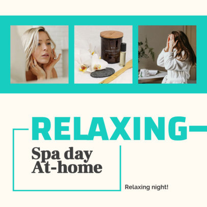 Instagram Post Design Generator for a Relaxing Routine