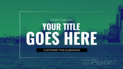  Corporate-Styled Slideshow Video Creator Featuring Simple Text Animations 3275-el1