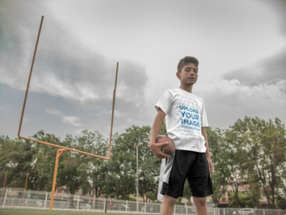 Custom Football Jerseys - Kid at the Field