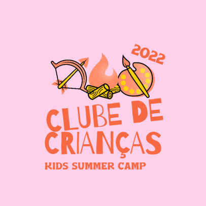Logo Template for a Brazilian Summer Camp for Kids