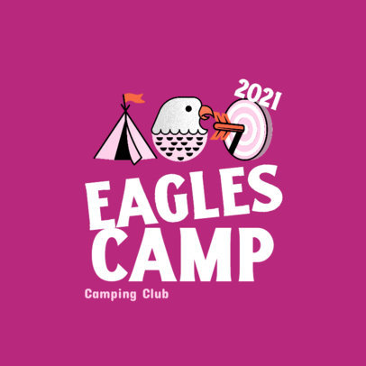 Logo Generator for a Kids Camping Club