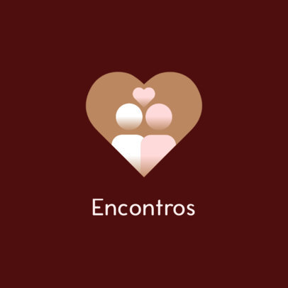 Logo Template for a Dating Website 