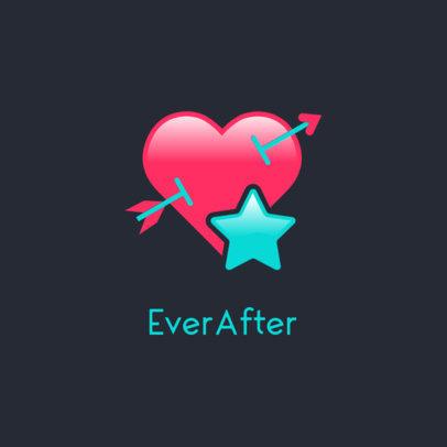 Dating Site Logo Generator With a Heart Icon