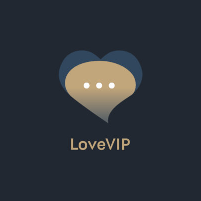Logo Maker for a VIP Dating Site