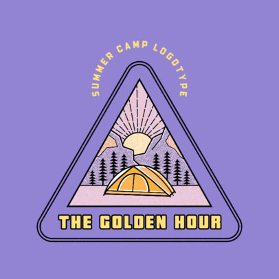 Summer Camp Logo Generator Featuring Outdoor-Themed Graphics 