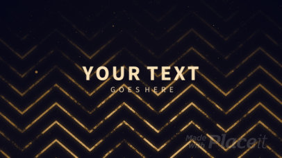 Slideshow Video Generator Featuring a Zig-Zag Pattern and Animated Particles 3273-el1