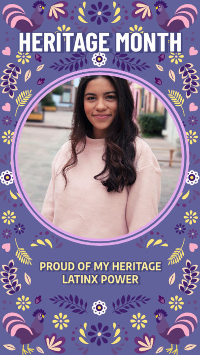 Colorful Instagram Story Design Creator to Commemorate Hispanic Heritage Month