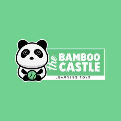 Toy Store Logo Maker With a Panda Graphic