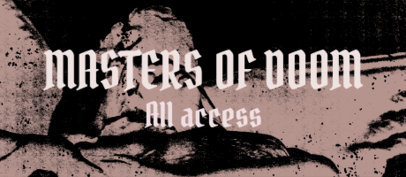 Patreon Tier Design Template Featuring Death Metal-Inspired Graphics 3867f