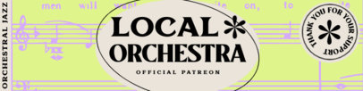 Patreon Cover Template for a Local Orchestra 3874a