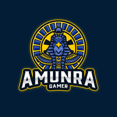 Gaming Logo Maker Inspired by Egyptian Mythology