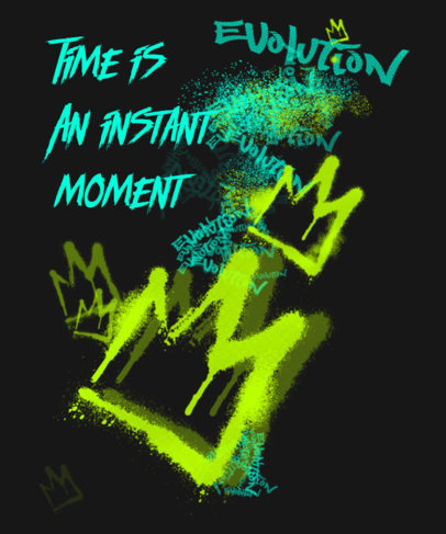 T-Shirt Design Generator Featuring Graffiti-Inspired Graphics