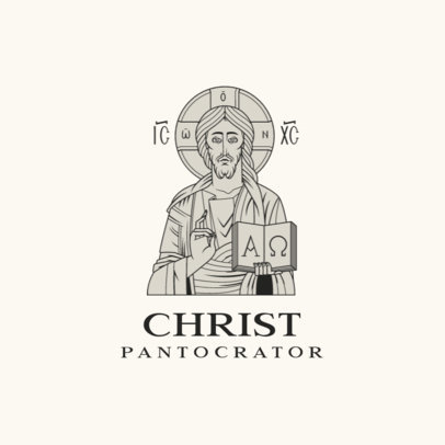 Online Logo Maker for a Roman Catholic Church with Holy Imagery