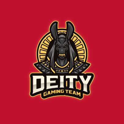 Gaming Logo Maker Featuring the Egyptian God of War