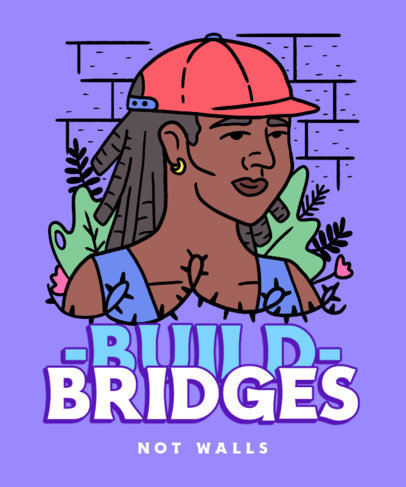 Immigration-Themed T-Shirt Design Maker 