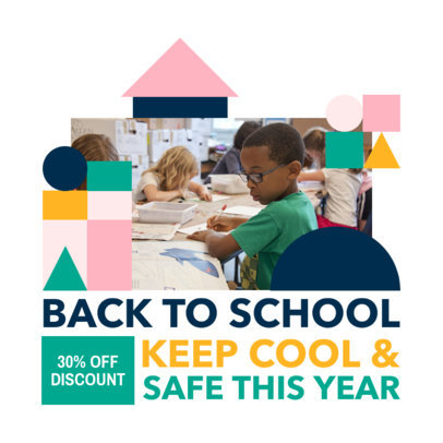 Sales Instagram Post Design Creator With a Back-to-School Discount 