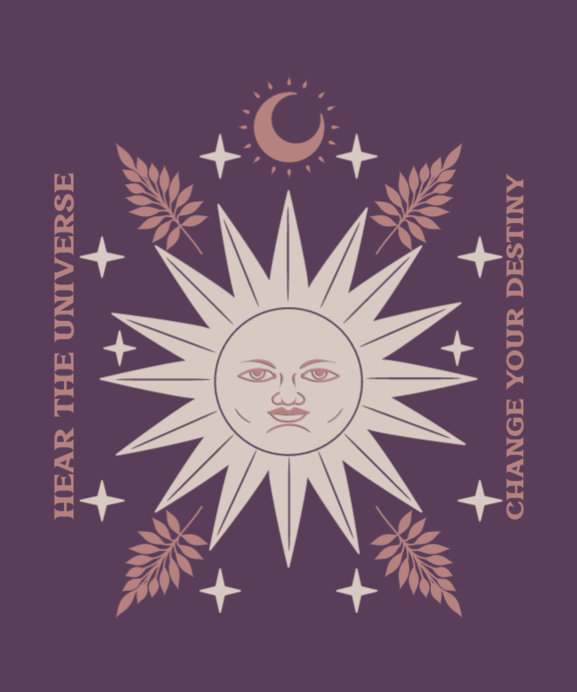 Placeit - Esoteric T-Shirt Design Creator with an Empowering Quote