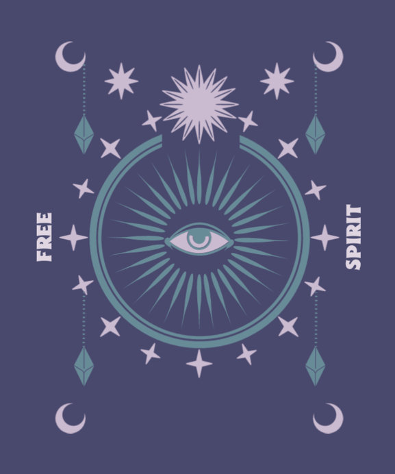 Placeit - Mystical T-Shirt Design Maker with a Clairvoyance-Inspired ...