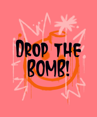 Graffiti-Inspired T-Shirt Design Template