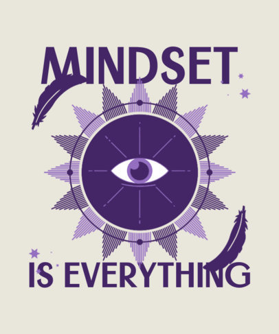 T-Shirt Design Generator Featuring an Esoteric Illustration