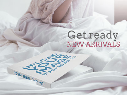 eBook Ads - Paperback Book Lying on a Bed