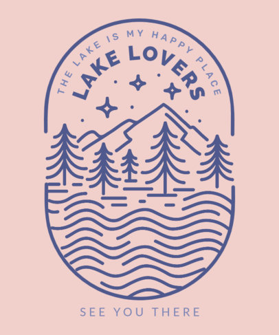 Quote T-Shirt Design Template for Outdoors Enthusiasts