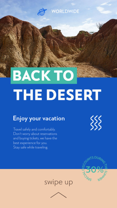 Instagram Story Maker for Travel Agency Deals