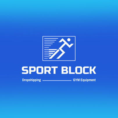 Online Logo Template for Dropshipping Fitness Product Brands
