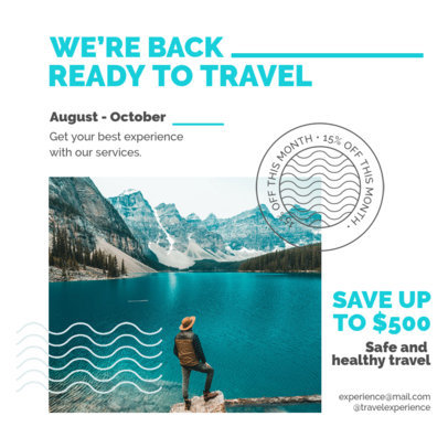 Instagram Post Design Creator for Travel Agencies